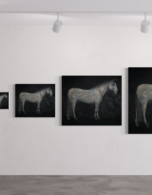 Horse | Framed Giclee Print on Canvas